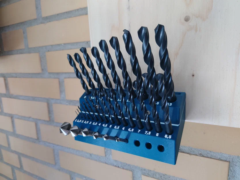 Khay Treo Tường Đựng Mũi Khoan Gọn Gàng Cho Xưởng Cơ Khí - Image 1