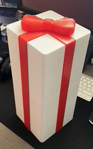 Hộp quà Giáng sinh cho chai rượu vang - Image 2