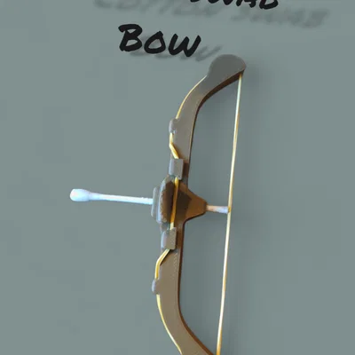 Cung bắn tăm và tăm bông bằng dây thun (Rubber band Bow)