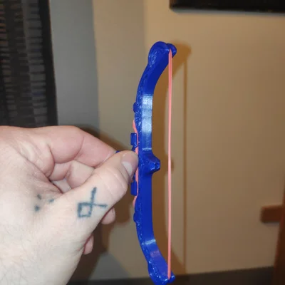 Cung bắn tăm và tăm bông bằng dây thun (Rubber band Bow) 5