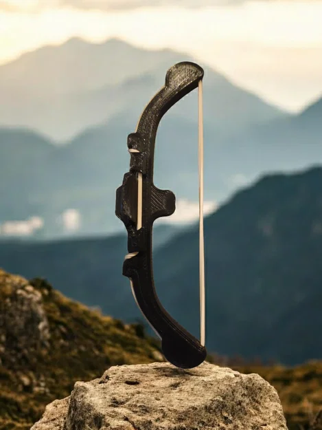 Cung bắn tăm và tăm bông bằng dây thun (Rubber band Bow) - Image 7