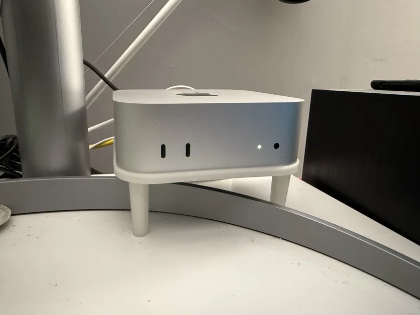 Chân đế Mac Mini M4: Giải pháp nâng tầm góc làm việc tinh tế - Image 1