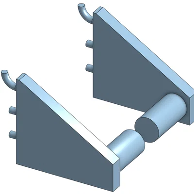 Giá Treo Khăn Giấy Cho Bảng Pegboard - Gọn Gàng Cho Xưởng Làm Việc