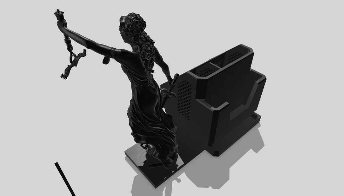 Ống cắm bút Công lý - Quà tặng cho luật sư - Image 1