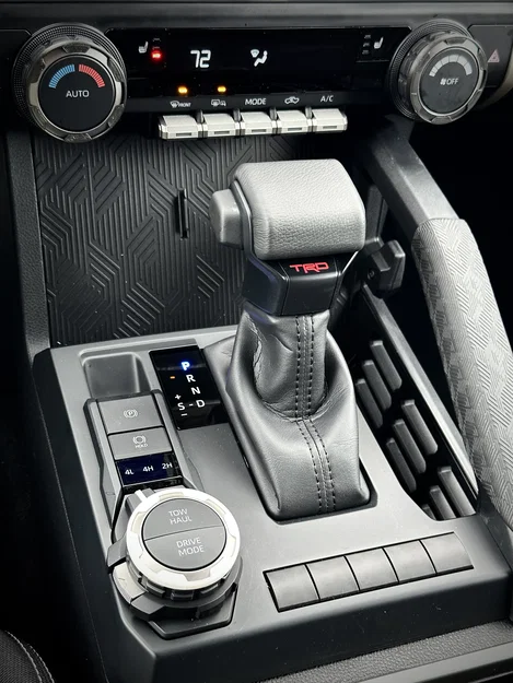 Bộ vòng trang trí núm điều khiển điều hòa và chế độ lái cho Toyota Tacoma 2024-2025 (Gen 4) - Image 1