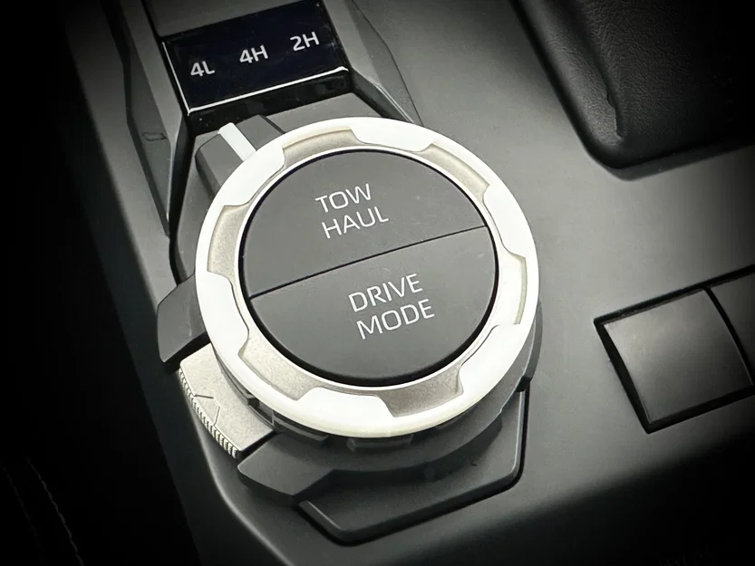 Bộ vòng trang trí núm điều khiển điều hòa và chế độ lái cho Toyota Tacoma 2024-2025 (Gen 4) - Image 2