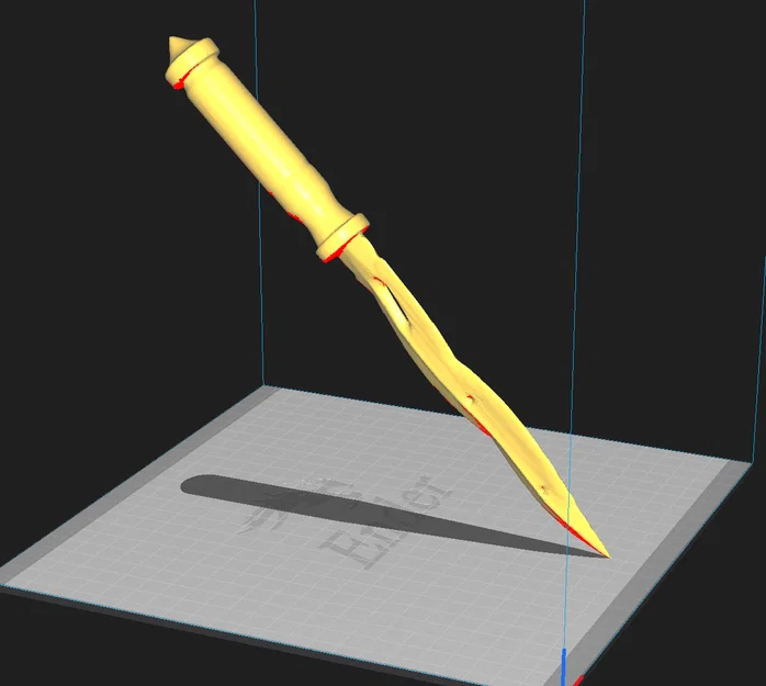 Mô hình dao cong (Curvy Knife) in 3D ấn tượng cho Cosplay - Image 1