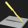 Mô hình dao cong (Curvy Knife) in 3D ấn tượng cho Cosplay - Thumbnail 1