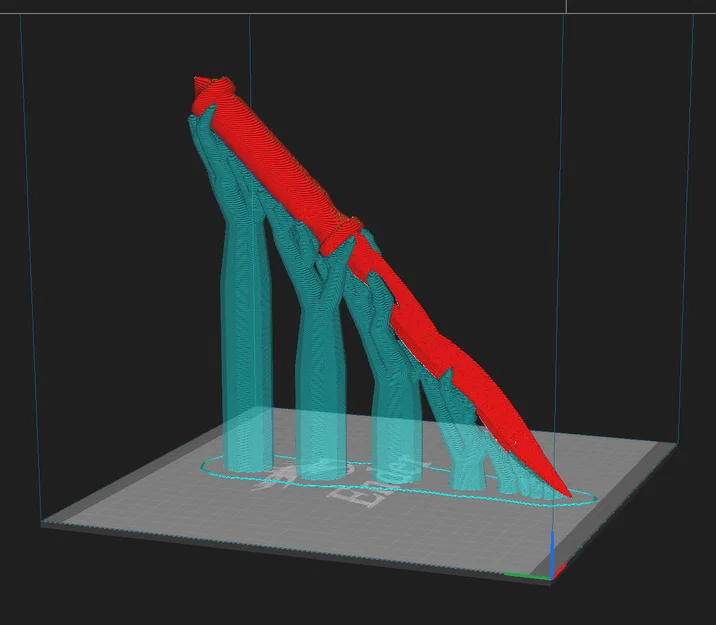 Mô hình dao cong (Curvy Knife) in 3D ấn tượng cho Cosplay - Image 2