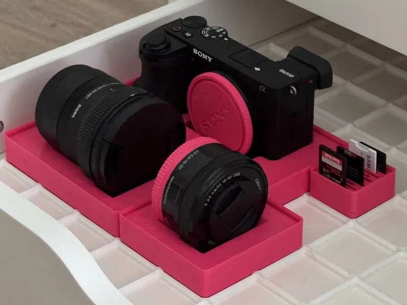 Khay 3D Gridfinity cho Sony A6700 - Gọn gàng và chuyên nghiệp - Image 4