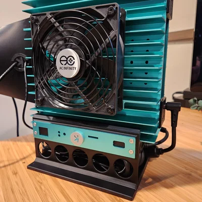 Chân đế 3D cho máy đào IceRiver KS0 Pro kết hợp nguồn 230W