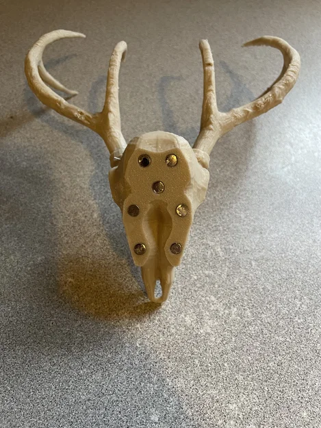 Mô hình nam châm tủ lạnh đầu hươu Mini Skull trang trí độc đáo - Image 4