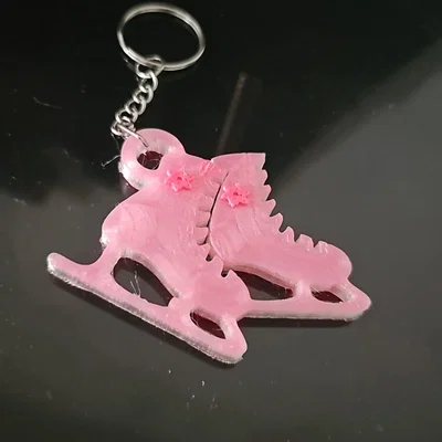 Móc khóa giày trượt băng 3D - Món quà tuyệt vời cho người đam mê