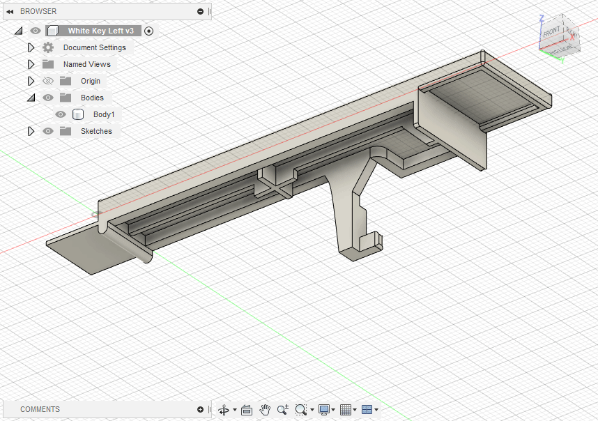 Bộ phím đàn thay thế cho Casio Casiotone MT-540 in 3D - Image 3