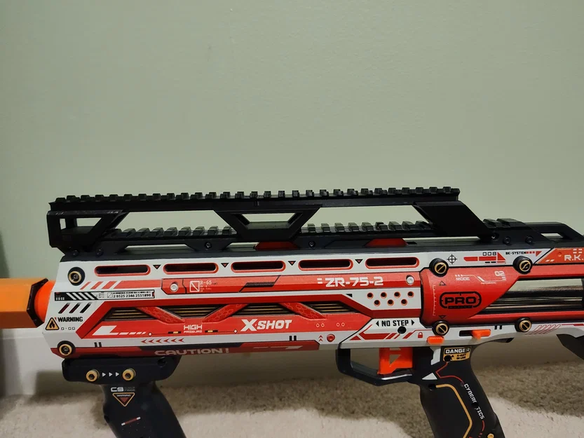 Bộ nâng Rail 1 inch cho Zuru XShot Longshot - Image 1