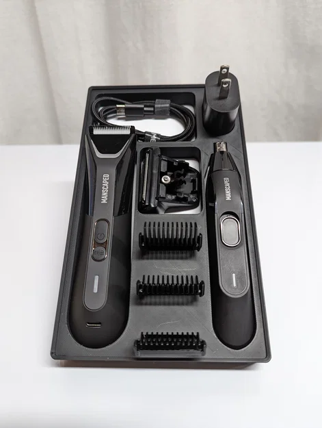 Gridfinity - Khay đựng bộ Manscaped Lawn Mower 5.0 và Weed Whacker 2.0 - Image 1