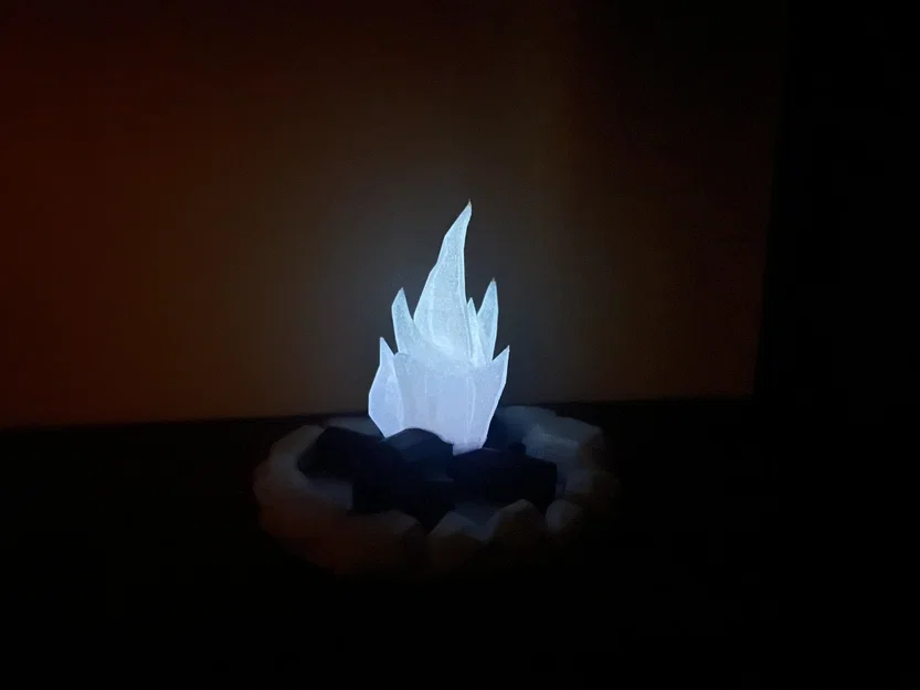 Mô hình đống lửa 3D trang trí độc đáo (Print In Place) - Image 7