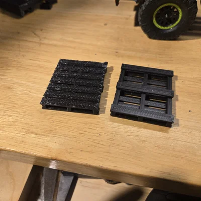 Mô hình Pallet tỉ lệ 1/24 cho xe RC SCX24 và TRX4M