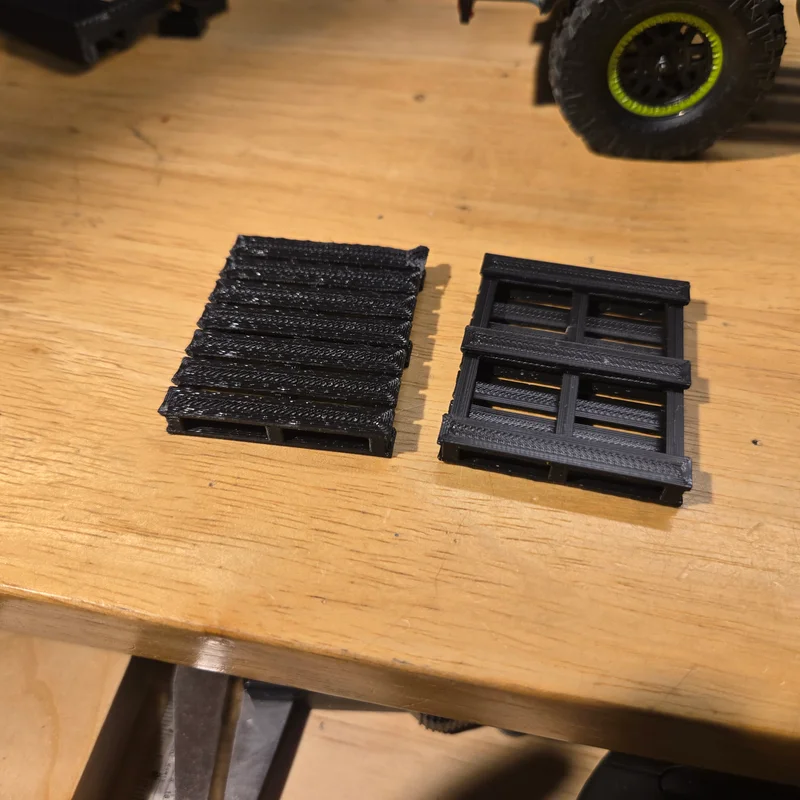 Mô hình Pallet tỉ lệ 1/24 cho xe RC SCX24 và TRX4M