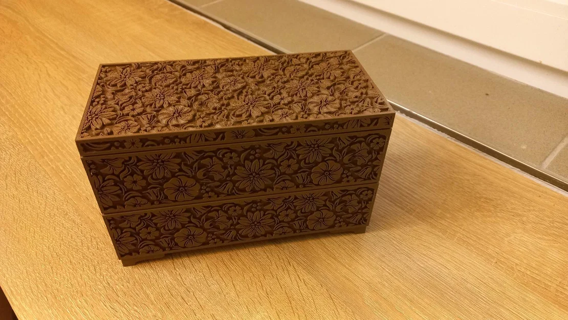 Hộp đựng trang sức kèm giá đỡ đồng hồ - Image 1