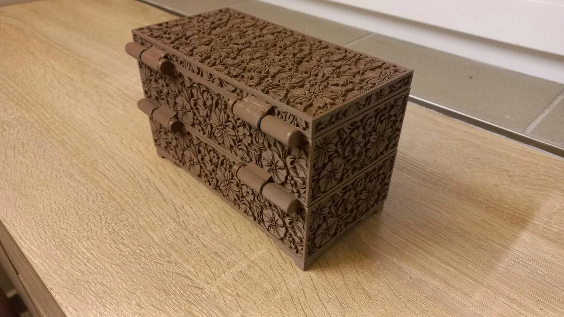 Hộp đựng trang sức kèm giá đỡ đồng hồ - Image 2