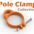 Bộ sưu tập kẹp ống đa năng (Pole Clamp Collection) in 3D tiện lợi - Thumbnail 1