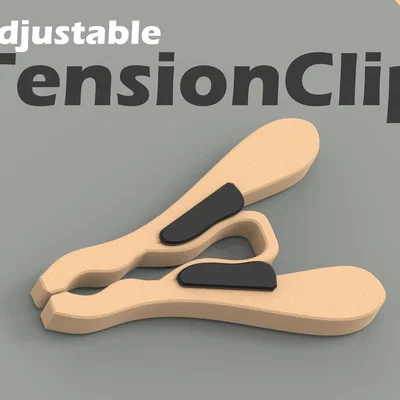 Kẹp quần áo thông minh có thể điều chỉnh lực căng - File in 3D hữu ích