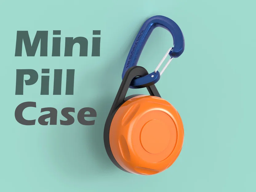 Hộp Đựng Thuốc Mini Đa Năng - Dùng Cho Balo Hoặc Móc Khóa - Image 1