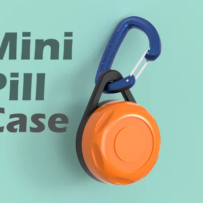 Hộp Đựng Thuốc Mini Đa Năng - Dùng Cho Balo Hoặc Móc Khóa