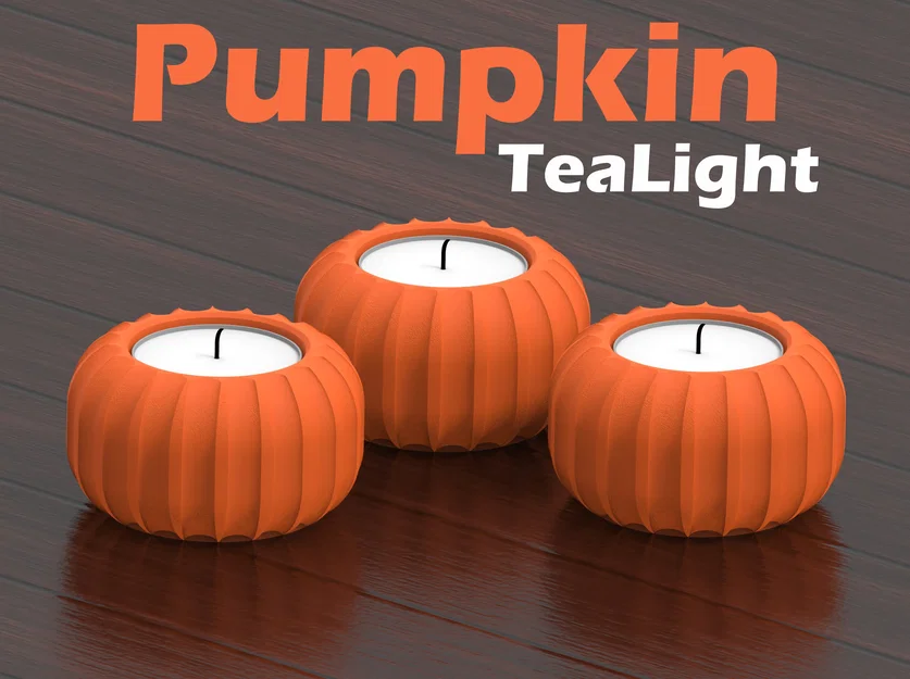 Đế nến Tealight bí ngô - Halloween 24 - Image 1