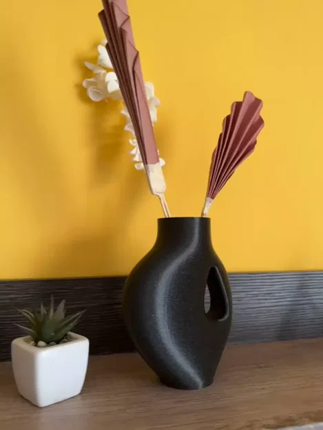 Bình hoa trang trí 3D nghệ thuật - Tinh tế và hiện đại cho ngôi nhà - Image 1