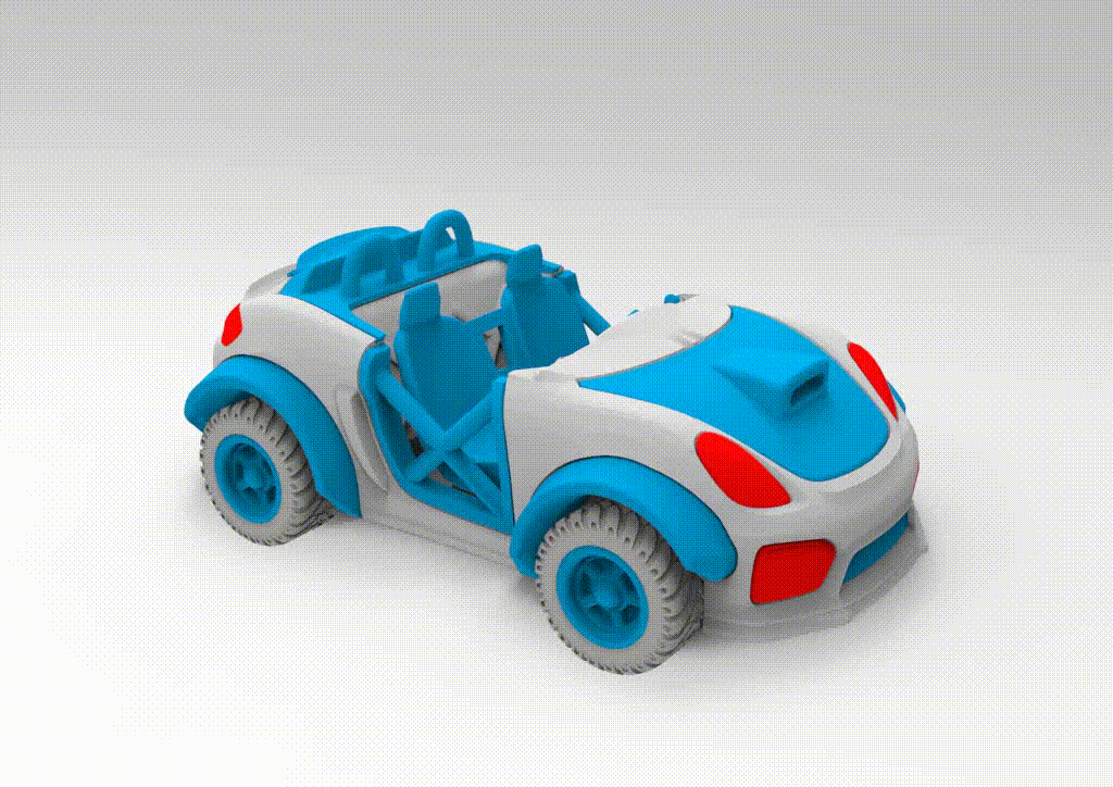 Mô hình xe thể thao Car V7: Thiết kế ấn tượng cho tín đồ in 3D - Image 1