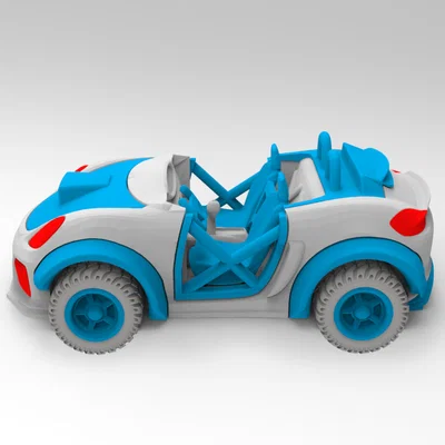 Mô hình xe thể thao Car V7: Thiết kế ấn tượng cho tín đồ in 3D