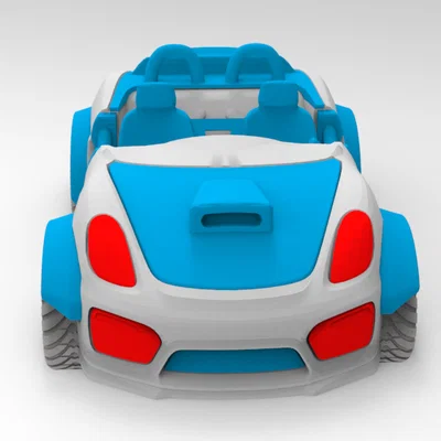Mô hình xe thể thao Car V7: Thiết kế ấn tượng cho tín đồ in 3D
