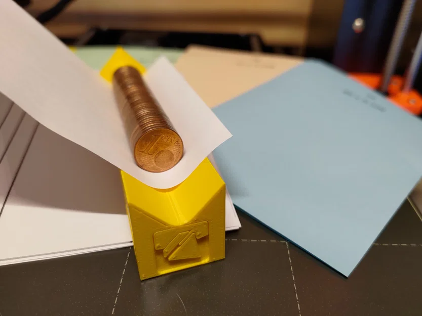 Dụng cụ hỗ trợ cuộn tiền xu kèm mẫu giấy in (Euro) - Image 3
