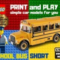 Mô hình xe buýt trường học LEGO in 3D độc đáo cho bé - Thumbnail 1
