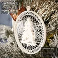 VANOCE | Quả cầu trang trí kiểu String Art, chủ đề Cây thông Noel - Thumbnail 1