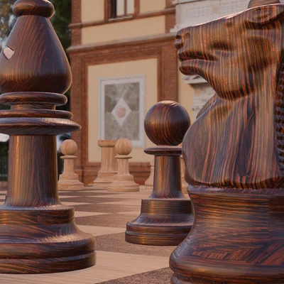 Bộ cờ vua Staunton cổ điển đầy đủ