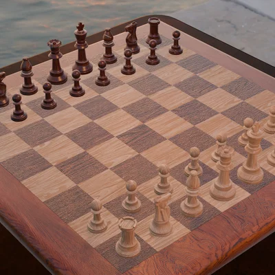 Bộ cờ vua Staunton cổ điển đầy đủ