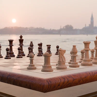 Bộ cờ vua Staunton cổ điển đầy đủ