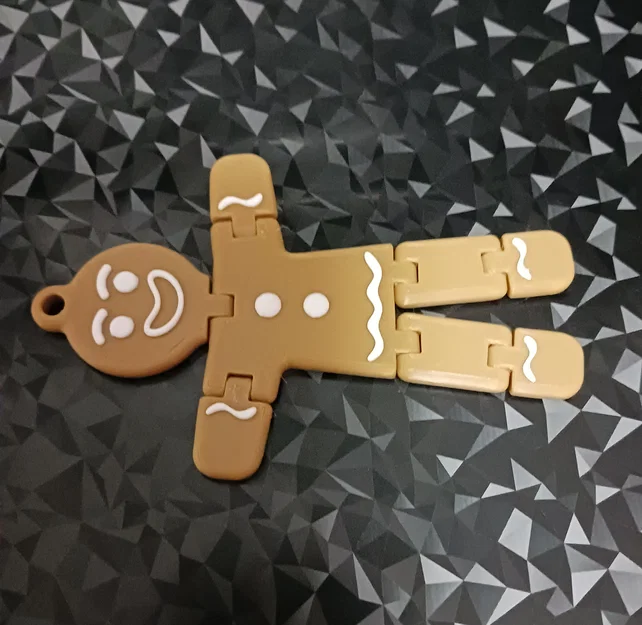 Mô hình bánh quy gừng (gingerbread man) đáng yêu cho mùa lễ hội - Image 1