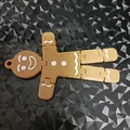 Mô hình bánh quy gừng (gingerbread man) đáng yêu cho mùa lễ hội - Thumbnail 1
