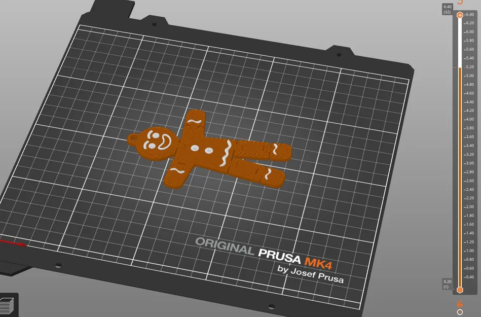 Mô hình bánh quy gừng (gingerbread man) đáng yêu cho mùa lễ hội - Image 2