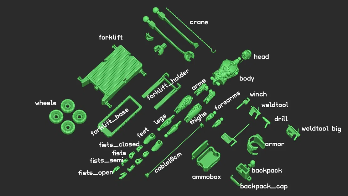 Mô hình 3D nhân vật phi công kiêm thợ máy Alex Reed tỷ lệ 1/18 - Image 3