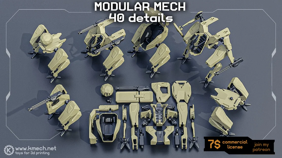Mech Modular - Mô hình Robot lắp ráp linh hoạt - Image 1
