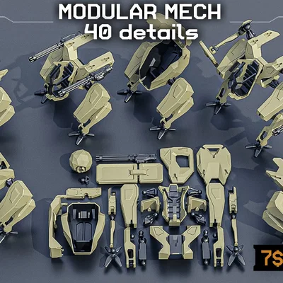 Mech Modular - Mô hình Robot lắp ráp linh hoạt