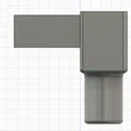Đầu nối thoát nước máng xối nhà kính 3D (Greenhouse Gutter) - Thumbnail 3