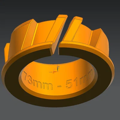Bộ chuyển đổi cuộn nhựa SUNLU linh hoạt V2.0 (từ 73mm sang 51mm)