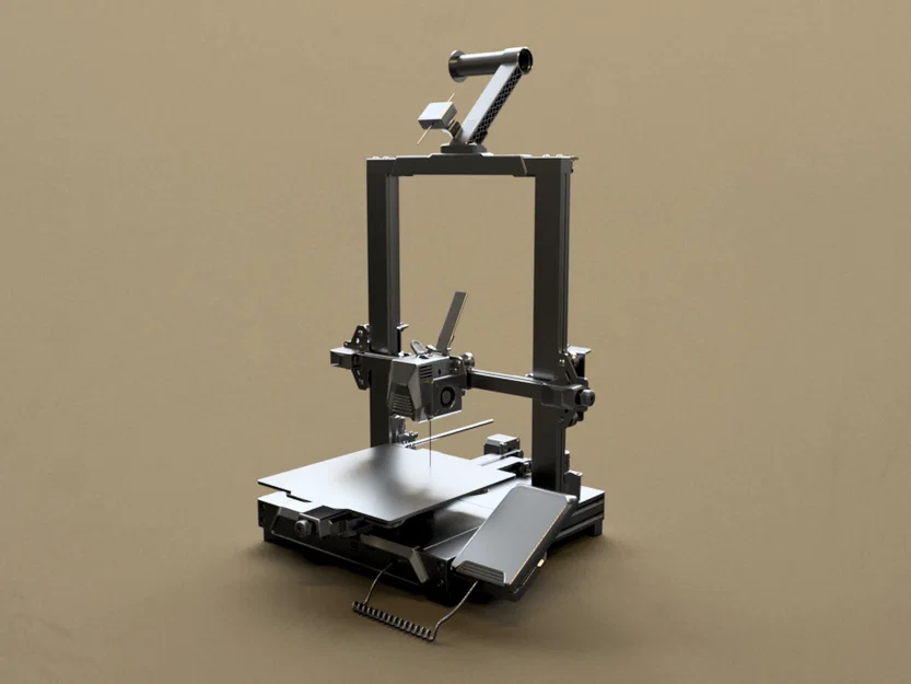 Mô hình CAD máy in Elegoo Neptune 3 Pro (.F3d & .stp) - Image 1