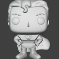 Mô hình 3D Superman phong cách Funko dễ thương - Thumbnail 2